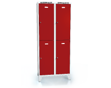  Divided cloakroom locker ALDUR 1 with feet 1920 x 800 x 500